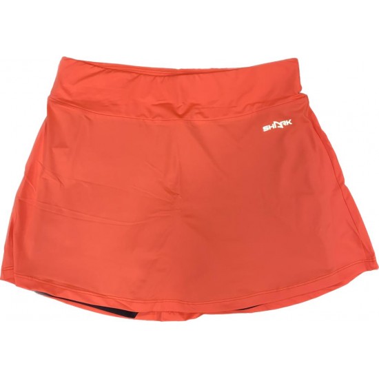 SHORT SAIA SHARK  - LARANJA NEON/PRETO